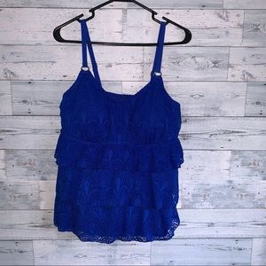 Island Escape Woman tankini top- NWT- 18W